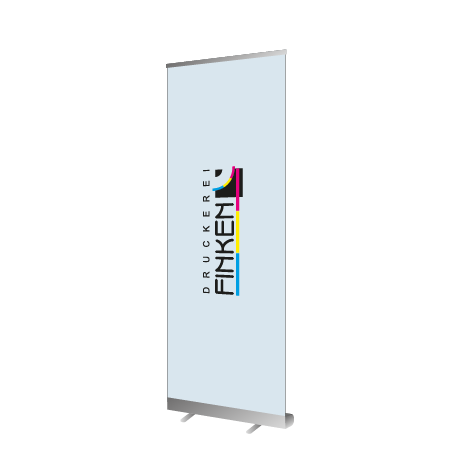 Roll-Up Budget | B 85 cm x H 200 cm | einseitig bedruckt